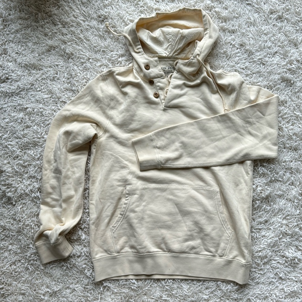 Rose Pistol light yellow hoodie